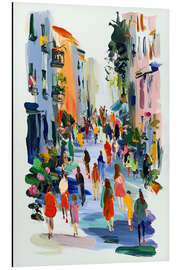 Tableau en aluminium The main street - Peter Roder