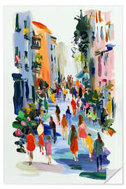 Wandsticker Die Hauptstraße