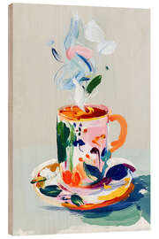 Holzbild Kaffeegenuss