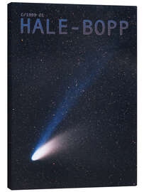 Leinwandbild Komet Hale-Bopp