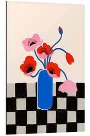 Alubild Blühender Kontrast