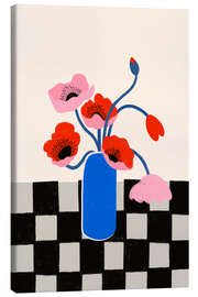 Leinwandbild Blühender Kontrast