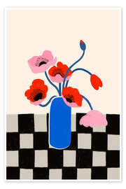 Poster Blühender Kontrast