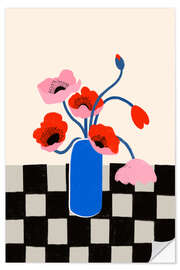 Wandsticker Blühender Kontrast