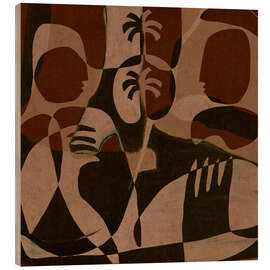 Holzbild Die Ruhe des Seins II