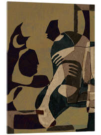 Acrylglasbild Mondreichweite I - Shatha Dafai