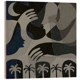 Holzbild Die Ruhe des Seins III