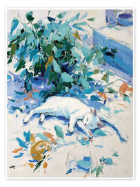 Wandbild Schläfchen in der Sonne - DejaReve