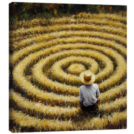 Leinwandbild Das Zeichen