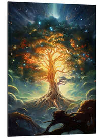 Alubild Baum und Licht - Jörg Gamroth