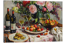 Gallery Print Gedeckter Tisch