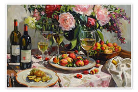 Wandbild Gedeckter Tisch - Jörg Gamroth