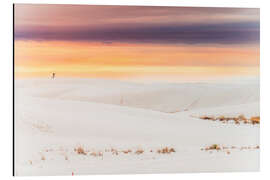 Alubild White Sands Landschaft mit Fotograf - Chiara Salvadori