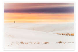 Wandbild White Sands Landschaft mit Fotograf - Chiara Salvadori