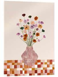 Tableau en verre acrylique Eclectic Bouquet - Sisi And Seb