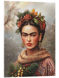 Acrylglasbild Fridas Winterporträt