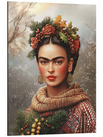 Alubild Fridas Winterporträt