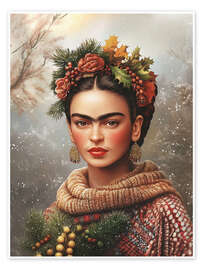 Poster Fridas Winterporträt