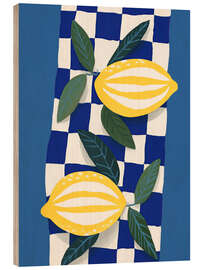 Holzbild Mediterraner Sommer