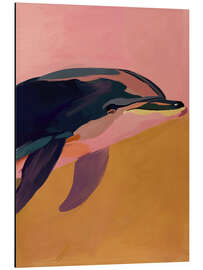 Alubild Terracotta-Delphin - ThingDesign