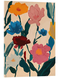 Acrylglasbild Blühen in Farbe