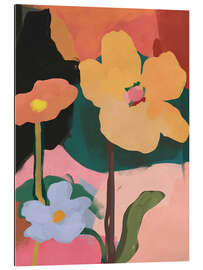 Gallery Print Blumensonnenuntergang