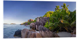 Acrylglasbild Seychellen - Anse Source d'Argent Beach - Dieter Meyrl