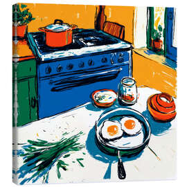 Leinwandbild Sonntagsfrühstück