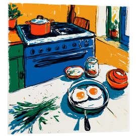 Hartschaumbild Sonntagsfrühstück