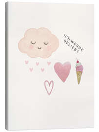 Leinwandbild Ich werde geliebt - Mantika Studio