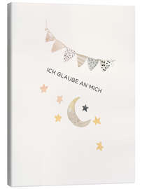 Leinwandbild Ich glaube an mich