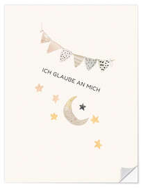Wandsticker Ich glaube an mich