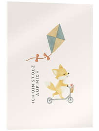 Acrylglasbild Ich bin stolz auf mich