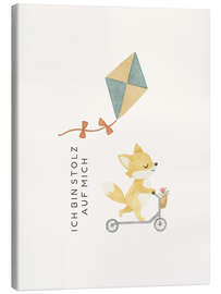 Leinwandbild Ich bin stolz auf mich