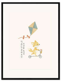 Gerahmter Kunstdruck Ich bin stolz auf mich