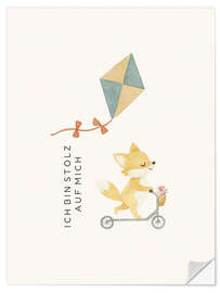 Wandsticker Ich bin stolz auf mich