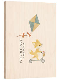 Holzbild Ich bin stolz auf mich