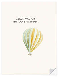 Wandsticker Alles was ich brauche ist in mir - Mantika Studio