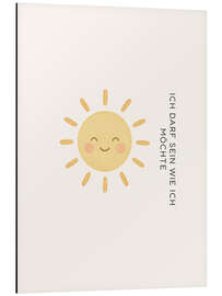 Magnettafel Ich darf sein wie ich möchte