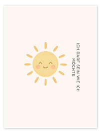 Wandbild Ich darf sein wie ich möchte - Mantika Studio