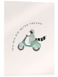 Acrylglasbild Ich bin ein guter Freund - Mantika Studio