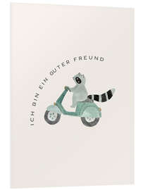 Hartschaumbild Ich bin ein guter Freund - Mantika Studio
