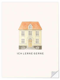 Wandsticker Ich lerne gerne - Mantika Studio