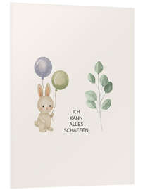 Hartschaumbild Ich kann alles schaffen