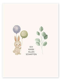 Poster Ich kann alles schaffen