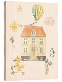 Holzbild Ein schöner Tag - Mantika Studio