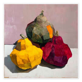 Poster Drei Kürbisse