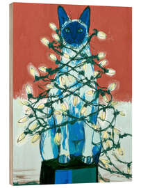 Holzbild Meine funkelnde festliche Seele