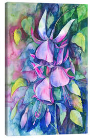 Leinwandbild Fuchsia Valse - Zaira Dzhaubaeva