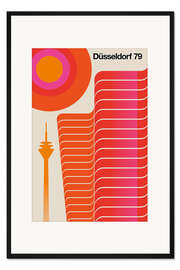 Gerahmter Kunstdruck Düsseldorf 79